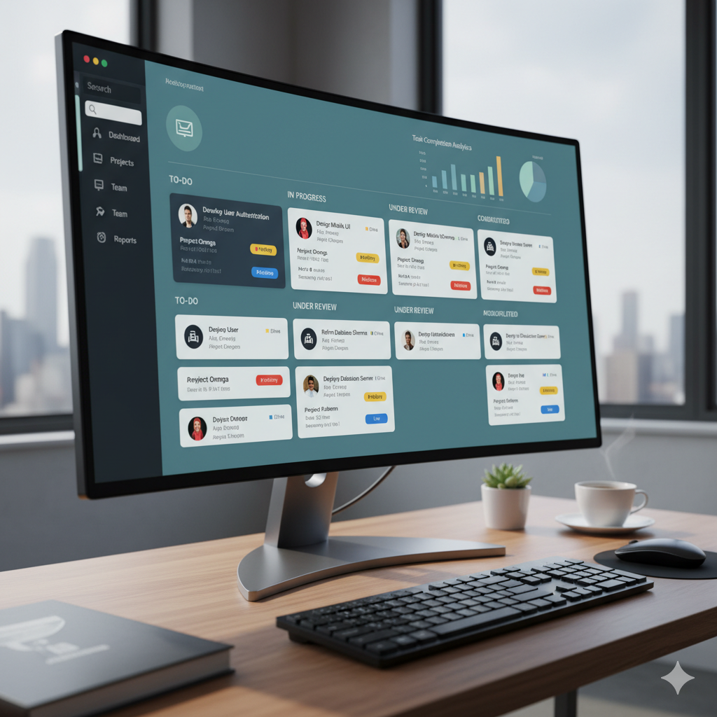 Task Management System - Collaborative project management tool with real-time updates